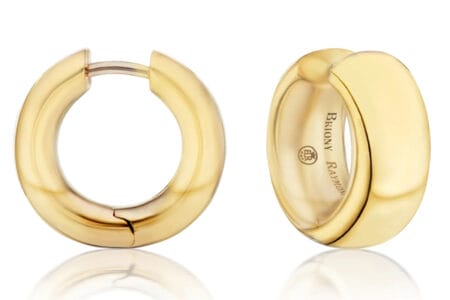 Chunky Gold Huggies Are the Earrings (and Status Symbol) of Summer