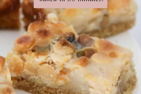 Chewy Caramel Nut Slice Recipe