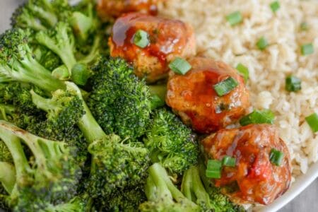 Carrot Pineapple Turkey Meatballs