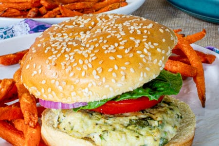 Avocado Chicken Burgers