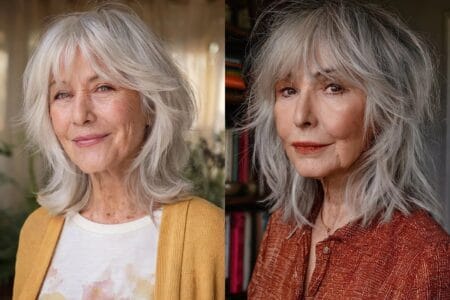 20+ Youthful Medium Shag Styles Women 70+ Are Loving in 2025