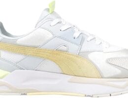 Puma Womens Mirage Sport Loom Tonal Lace Up Sneakers Shoes Casual – Grey, Off White