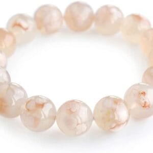 Genuine Crystal Beads Bracelet, High Grade Natural Handmade Gemstone Beaded Bracelets, Stretch Gemstone Bracelet for Men Women with Gift Box and Bag,You Can Take It To Appraisal Agency For Identification