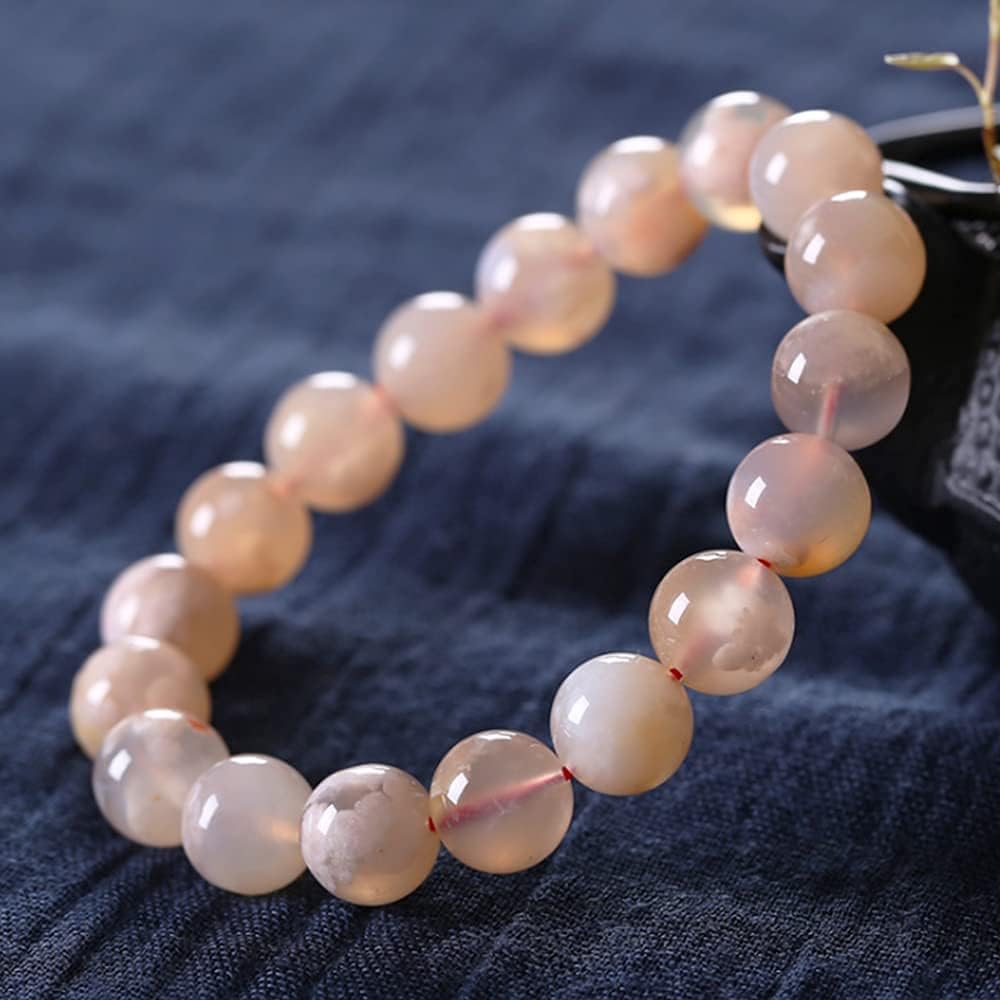 Genuine Crystal Beads Bracelet, High Grade Natural Handmade Gemstone Beaded Bracelets, Stretch Gemstone Bracelet for Men Women with Gift Box and Bag,You Can Take It To Appraisal Agency For Identification - Image 2