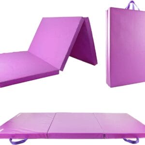 RitFit Upgraded Folding Exercise Mat, 2 Inch Thick Gymnastics Mat 3’x6’,4’x8’,4x10’,2'x8' with Carrying Handles for Yoga, MMA, Stretching, Core Workouts and Home Gym Protective Flooring