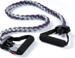 SPRI Braided Xertube Resistance Bands – Premium Exercise Band for Men & Women – Workout Equipment for Home Gym Fitness Training – Comfort Grip for Strength, Weights, and Resistance