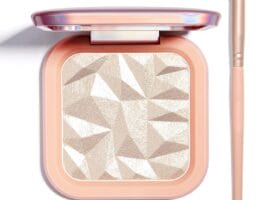 Highlighter Makeup Palette Shimmer Contour Palette Powder for Brighten Face Contour Gold Cheek Highlight Makeup,Long Lasting Highlighter Powder with Mirror for Illuminator Makeup(CHAMPAGNE GOLD)