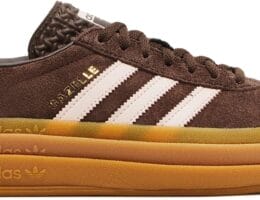 adidas Gazelle Bold Women’s Sneakers, Icey Pink/Auburn/Gum, Size 8.5