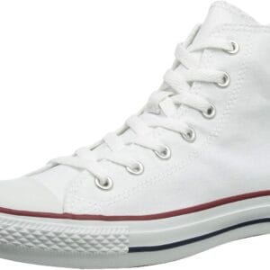 Converse Chuck Taylor All Star High Top Sneaker, Optical White, 7 Women/5 Men
