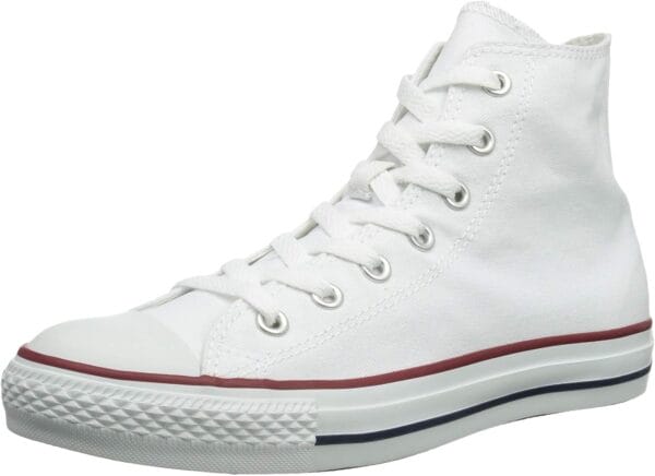 Converse Chuck Taylor All Star High Top Sneaker, Optical White, 7 Women/5 Men
