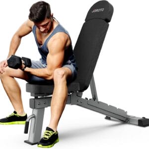 JOROTO Weight Bench, 1000/1700LB Adjustable Workout Bench Press, Strength Training Benches for Home Gym Full Body Workout, Incline Decline Flat Utility Workout Bench