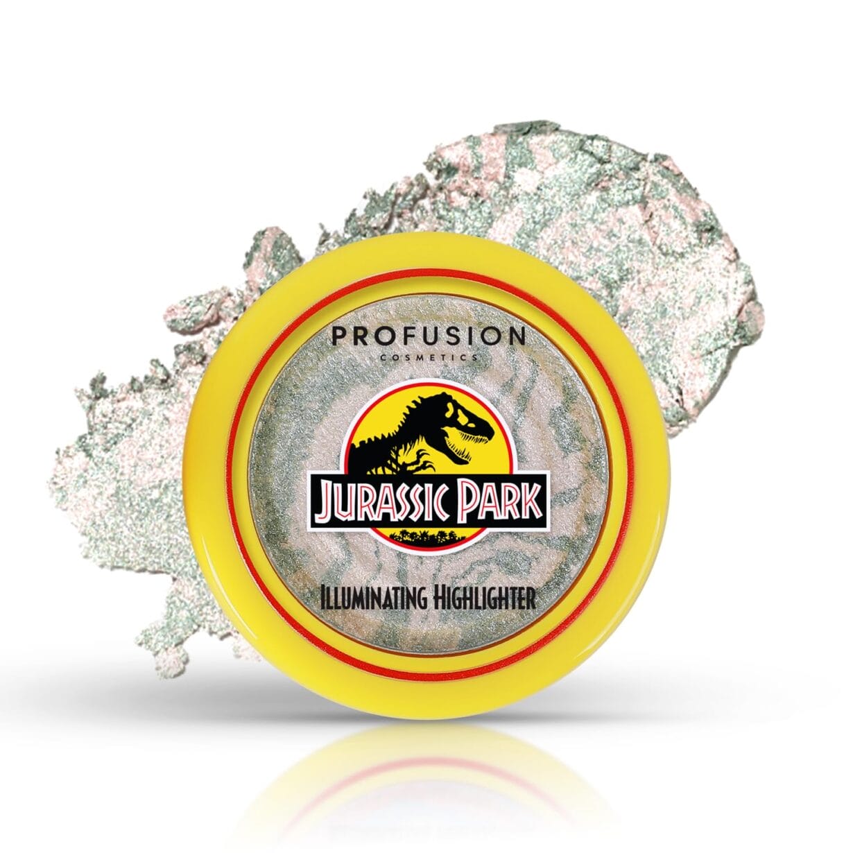 Profusion Cosmetics Jurassic Park Illuminating Highlighter Face Make Up - Skin Perfecting Palette Roaring Glow for Adventure-Ready Looks | Vegan & Cruelty-Free (MISSING T-REX)