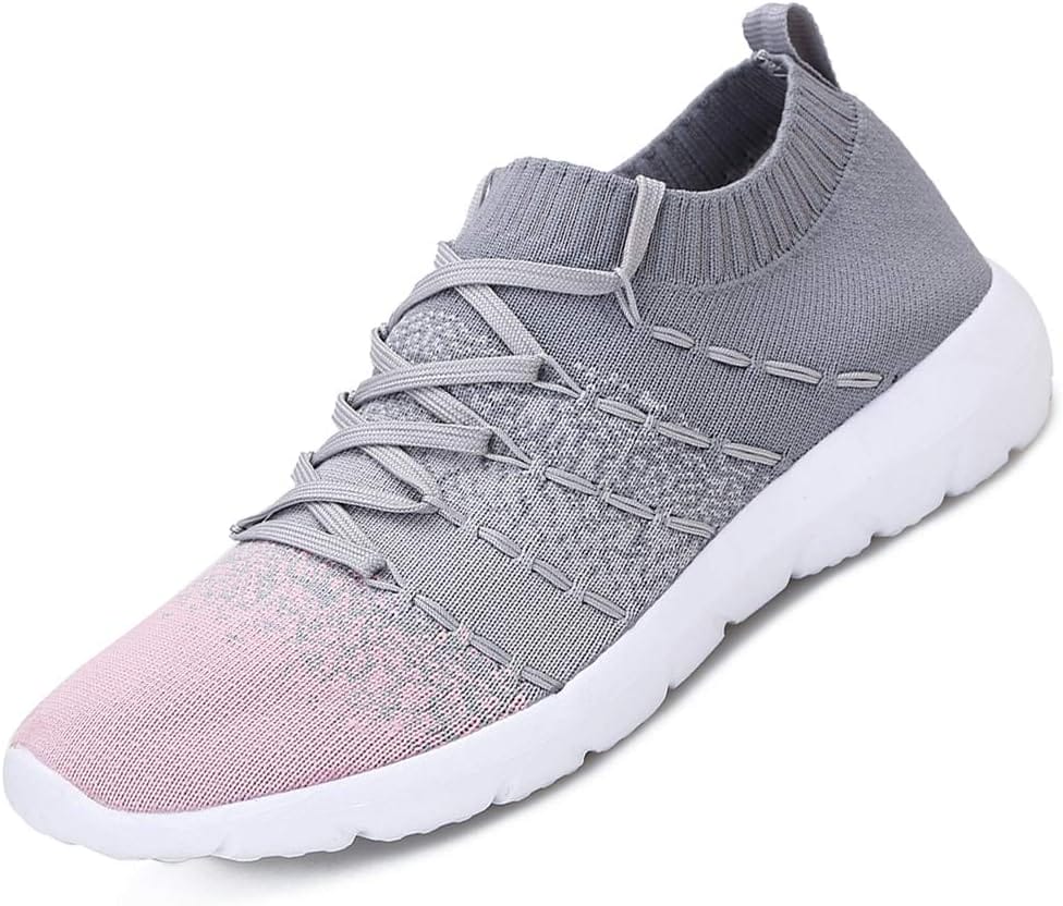 Pt&Hq Comfortable Tennis Running Shoes for Women Lightweight and Slip On Sneakers Casual Women's Walking Shoes