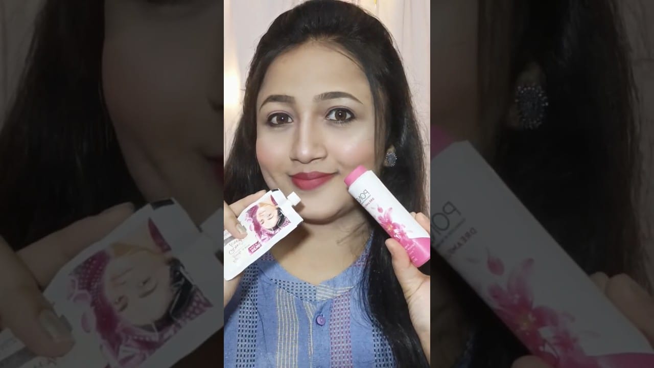 Fair and lovely cream and ponds powder makeup #viralvideo #fair& lovely cream #makeup #shorts
