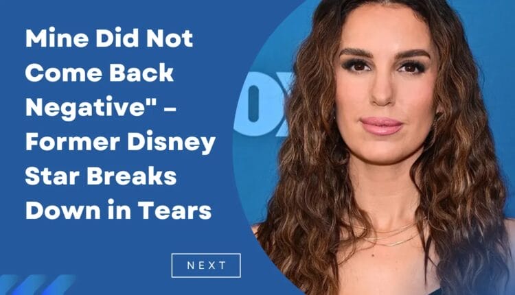 Former Disney star, 41, tearfully reveals cancer screening fears: 'My result wasn't negative'

